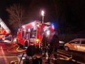 Feuer 3 Dachstuhlbrand Koeln Muelheim Gluecksburgstr P174